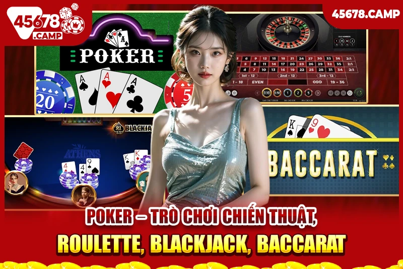 Casino trực tuyến - Trải nghiệm đỉnh cao của giải trí ngay tại nhà 3 Các trò chơi phổ biến trong casino trực tuyến